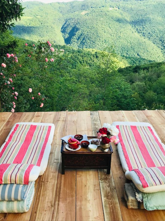 Suxen nature experience - lodge con vista panoramica Prepotto  Exterior foto